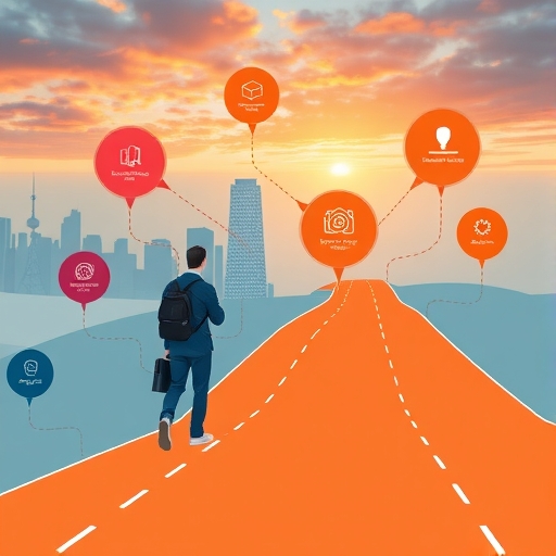 企業轉型策略的流程圖