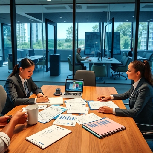 一位男子正在街頭交易股票