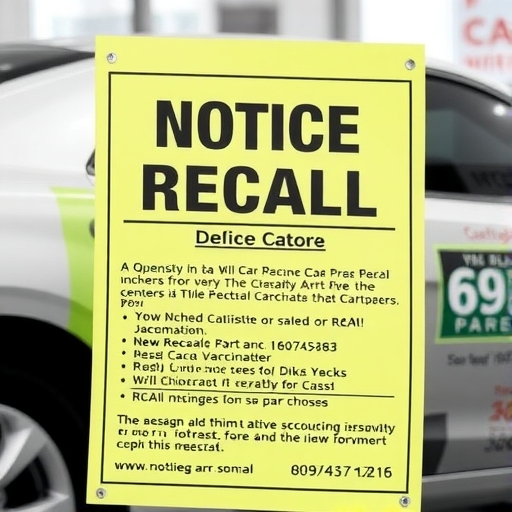 汽車召回通知的細節