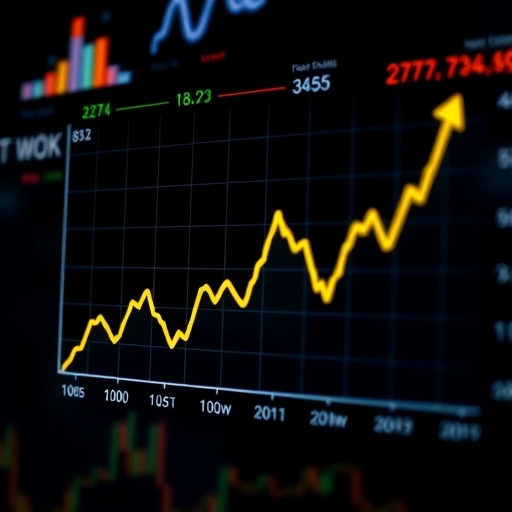 展示財務趨勢的圖表