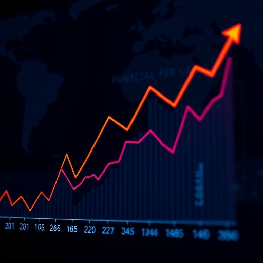 展示財務趨勢的圖表