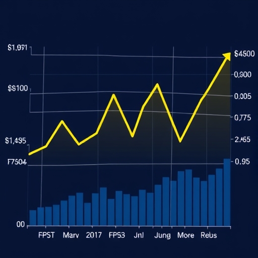 展示財務趨勢的圖表