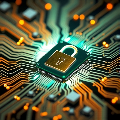 數字時代的晶片安全概念圖