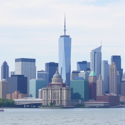 城市天際線與金融區