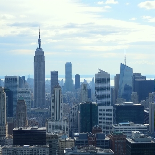 城市天際線與金融區