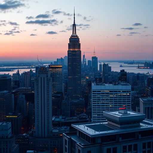 城市天際線與金融區