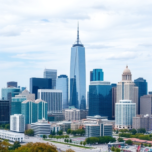 城市天際線與現代建築