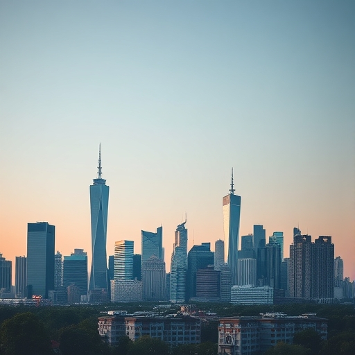 現代城市天際線