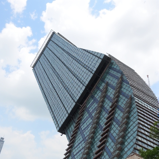 曼谷地震後倒塌的建築物