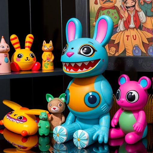 多彩的 Labubu 收藏品