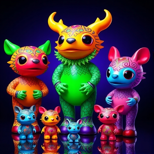 多彩的 Labubu 收藏品