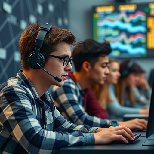 電腦科學學生看起來擔憂