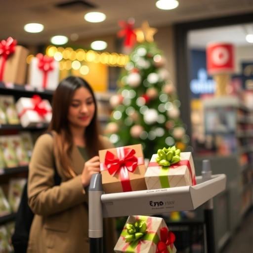 消費者正在購買禮券