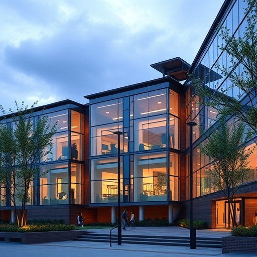 現代化的大學校園