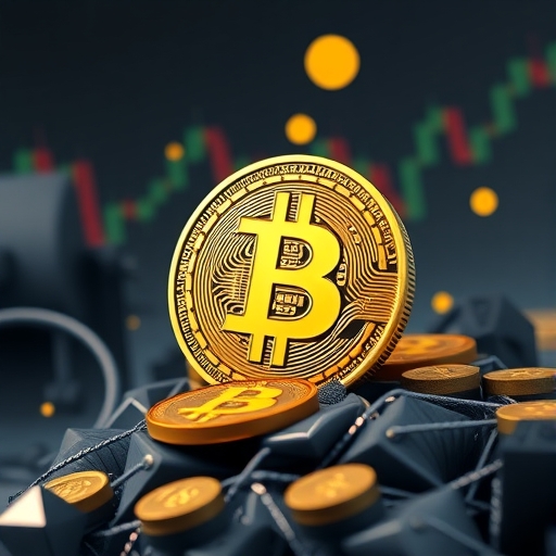 加密貨幣市場劇烈變動的圖像