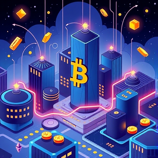 加密貨幣革命主題的圖像