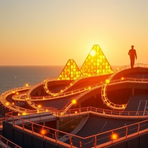 數位黃金上升趨勢圖