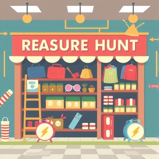 折扣零售尋寶店內部