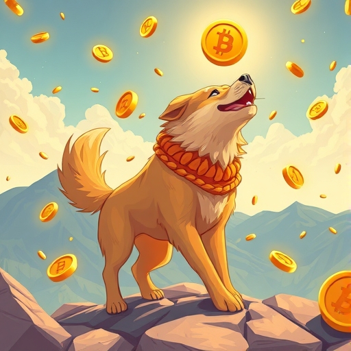 上升中的狗狗幣圖像