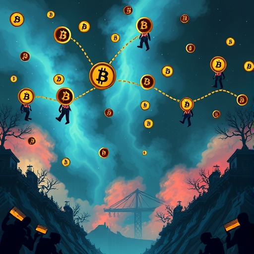 劇烈波動的加密貨幣市場場景