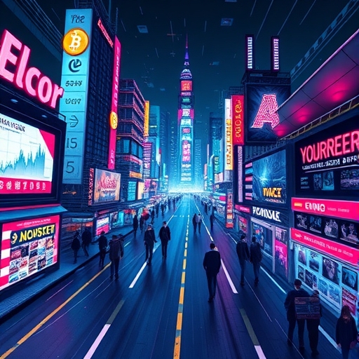 一位男子正在街頭交易股票