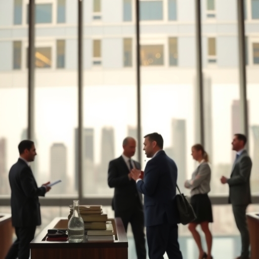 一位男子正在街頭交易股票