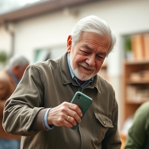 一位老藝師在製作花燈