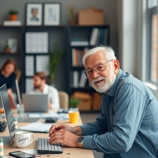 一位男子正在街頭交易股票