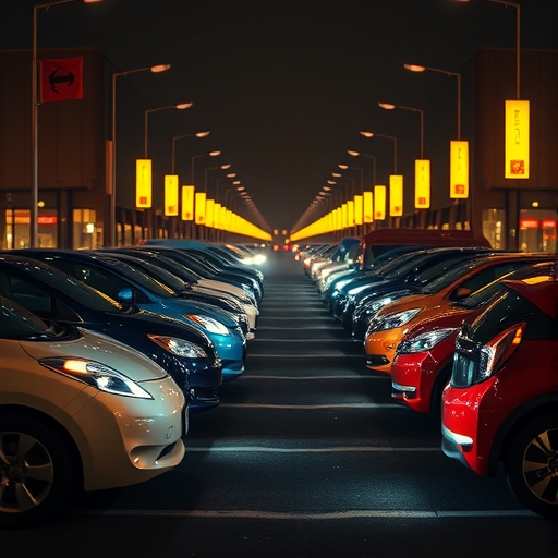 比亞迪巴西工廠的電動車生產線