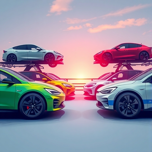 電動汽車在激烈競爭中