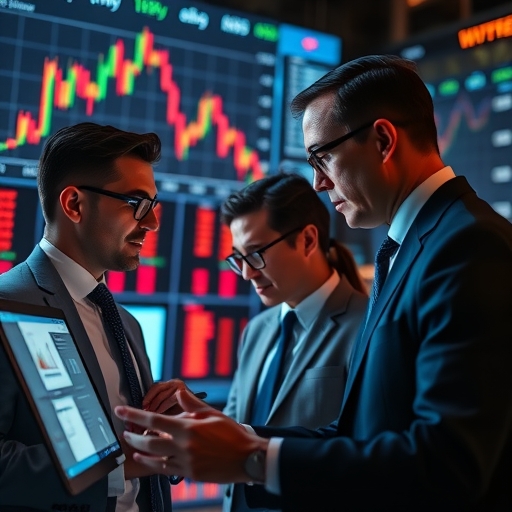 金融分析師研究股票資料