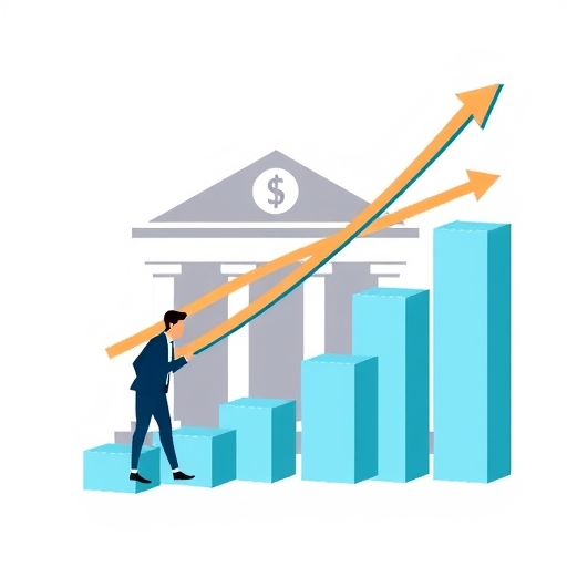 金融機構調整策略的示意圖