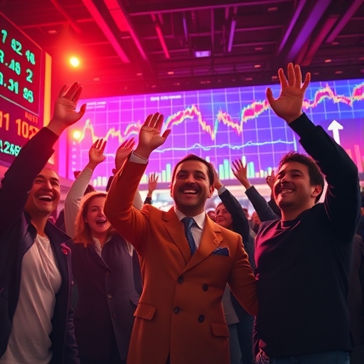 多名投資者在股票市場中討論交易