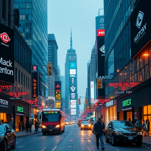 金融市場波動概念圖