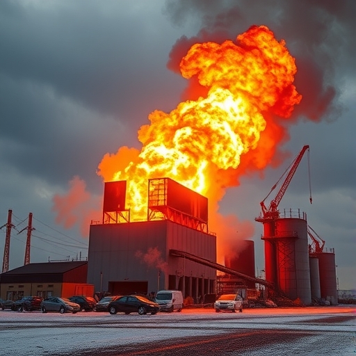 鋰電池工廠的火災事故