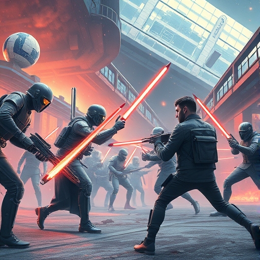 未來主義的戰鬥場景