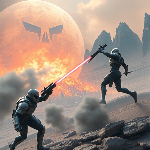 未來主義的戰鬥場景