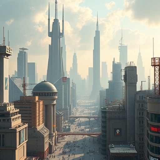 先進的機器人在智慧工廠中運作