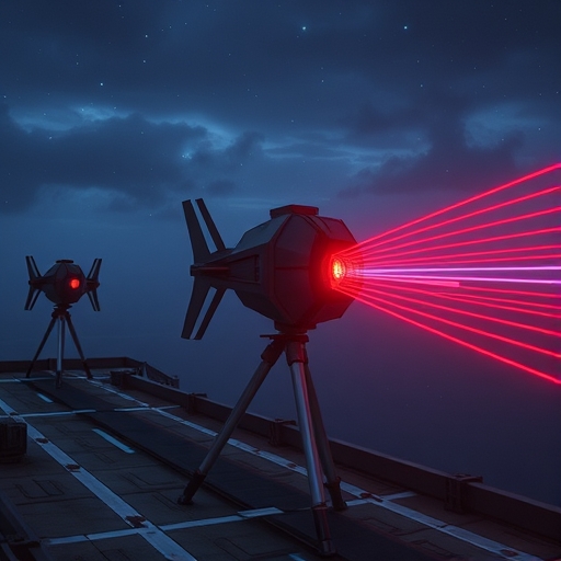 未來感雷射雷達技術的圖像