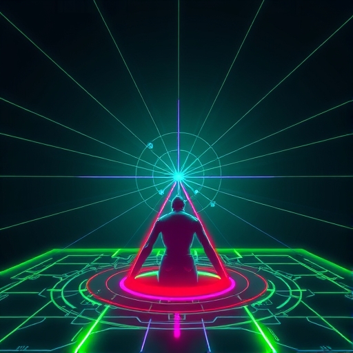 未來感雷射雷達技術的圖像