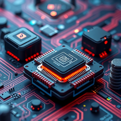 具未來感的半導體技術圖像