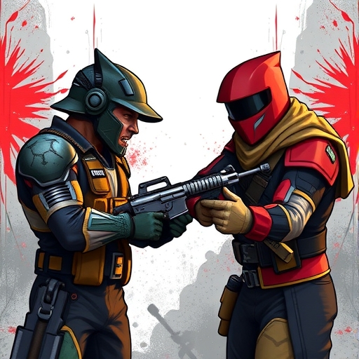 一群玩家在遊戲中作弊爭鬥