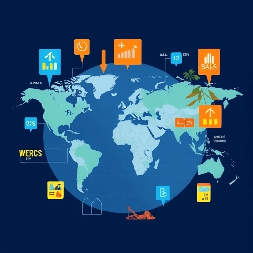 全球貿易影響的插圖