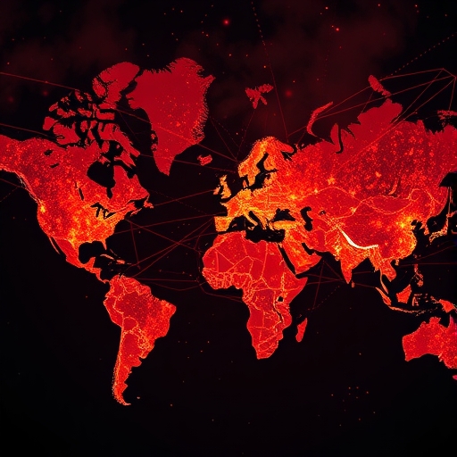 全球貿易戰影響的圖示