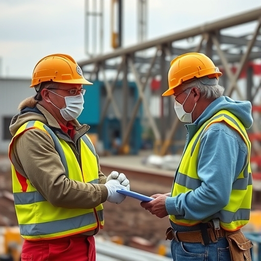 政府員工正在接受安全訓練