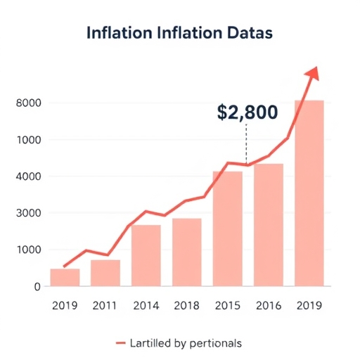 展示通膨數據的圖表