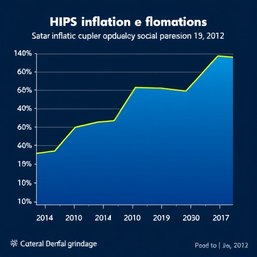 展示通膨數據的圖表
