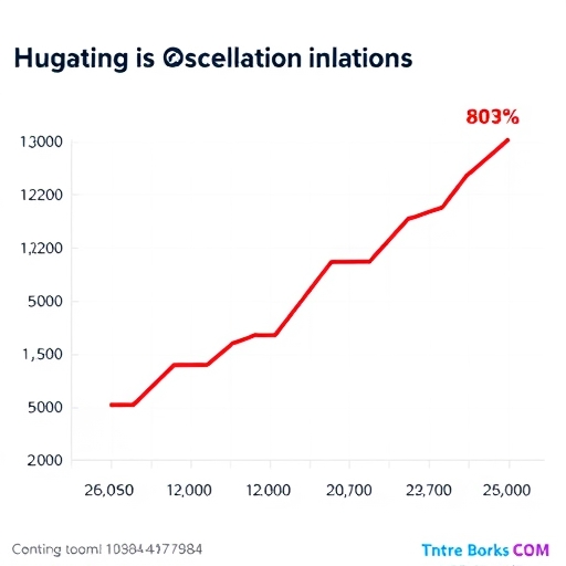 展示通膨數據的圖表