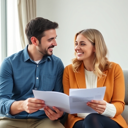 夫妻與成年子女在家中討論稅務規劃