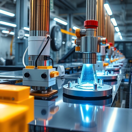 高科技製造過程示意圖